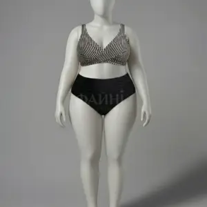 Plus size swimwear on mannequin